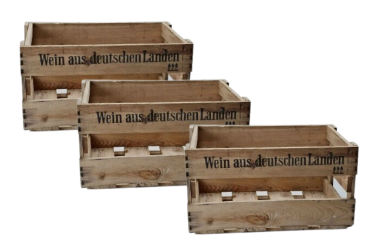 Weinkiste, Holzsteige